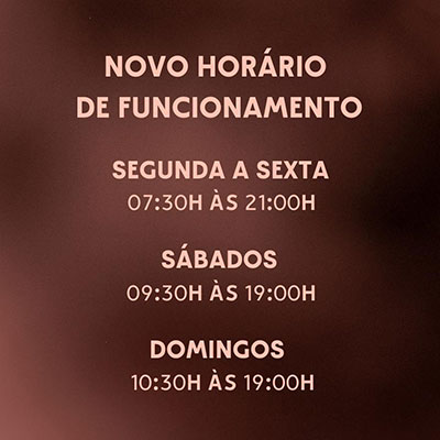 Horário de Atendimento